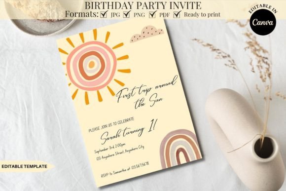 Download Printable Birthday Party Invite Template - Birthday Collection
