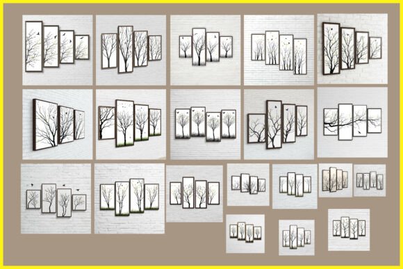 Download Modern Nature Panel Artwork Set - Premium Resources