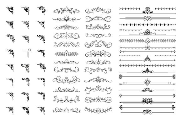 Download Decorative Corners and Dividers - Decorative Collection