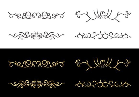 Download Decorative Border in Retro Style - Decorative Collection