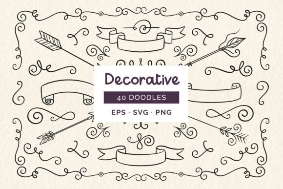 Download Decorative Doodles - Decorative Collection