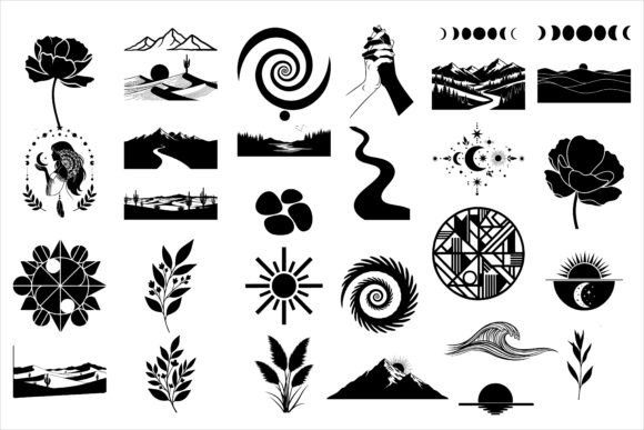 Download Aesthetic Printable Wall Silhouettes - Premium Resources