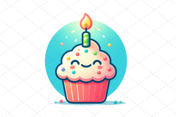 Download Birthday Cupcake Watercolor Clipart - Birthday Collection