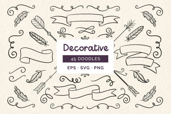 Download Decorative Doodles - Decorative Collection