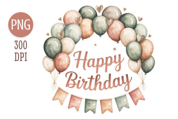 Download Boho Birthday Sublimation PNG Clipart - Birthday Collection