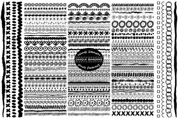 Download Decorative Doodle Borders and Dividers - Decorative Collection