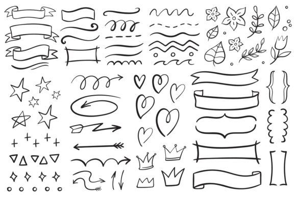 Download Vintage Decorative Doodles - Decorative Collection